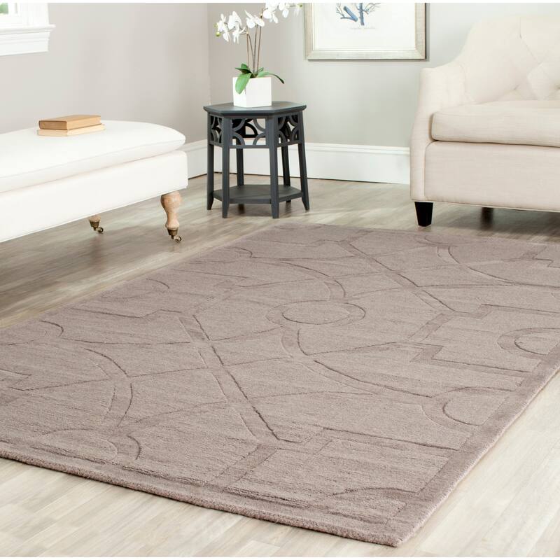 Martha Stewart by SAFAVIEH Fretwork Wool Rug - 4' x 6' - Cavern