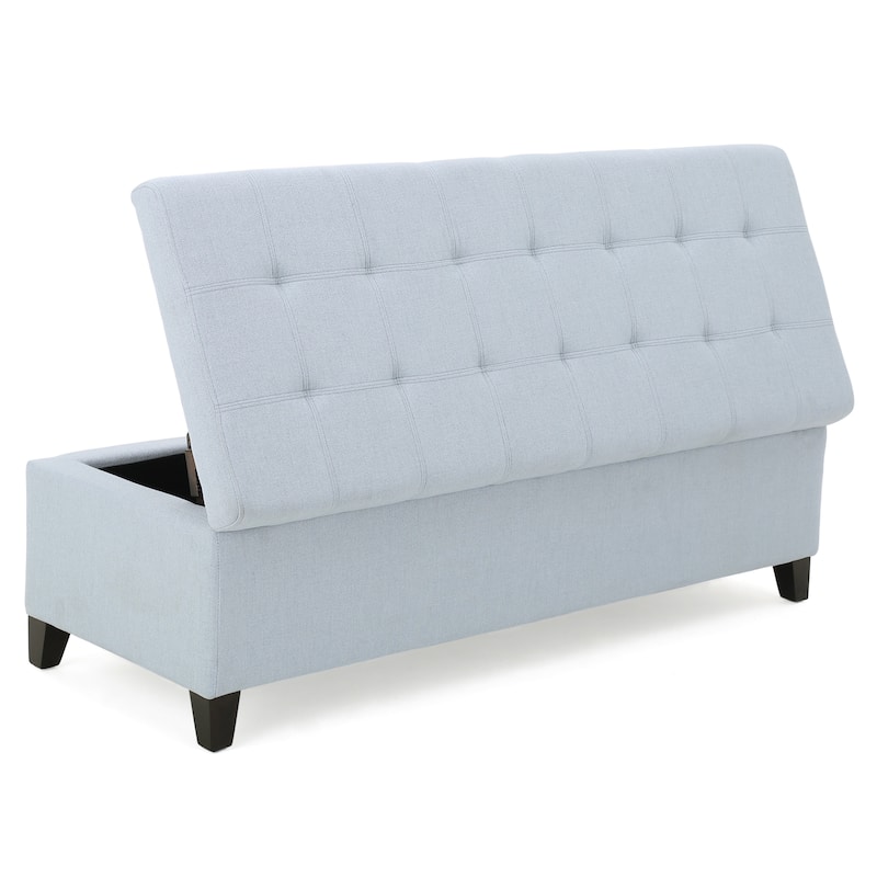 Roomfitters Modern Upholstered Storage Ottoman Bench, Lift-Top Entryway Seating