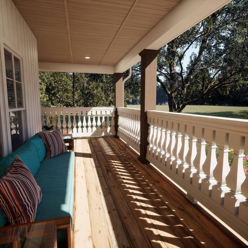 Fiberthane 700 Series Arcadian Baluster, Factory Primed