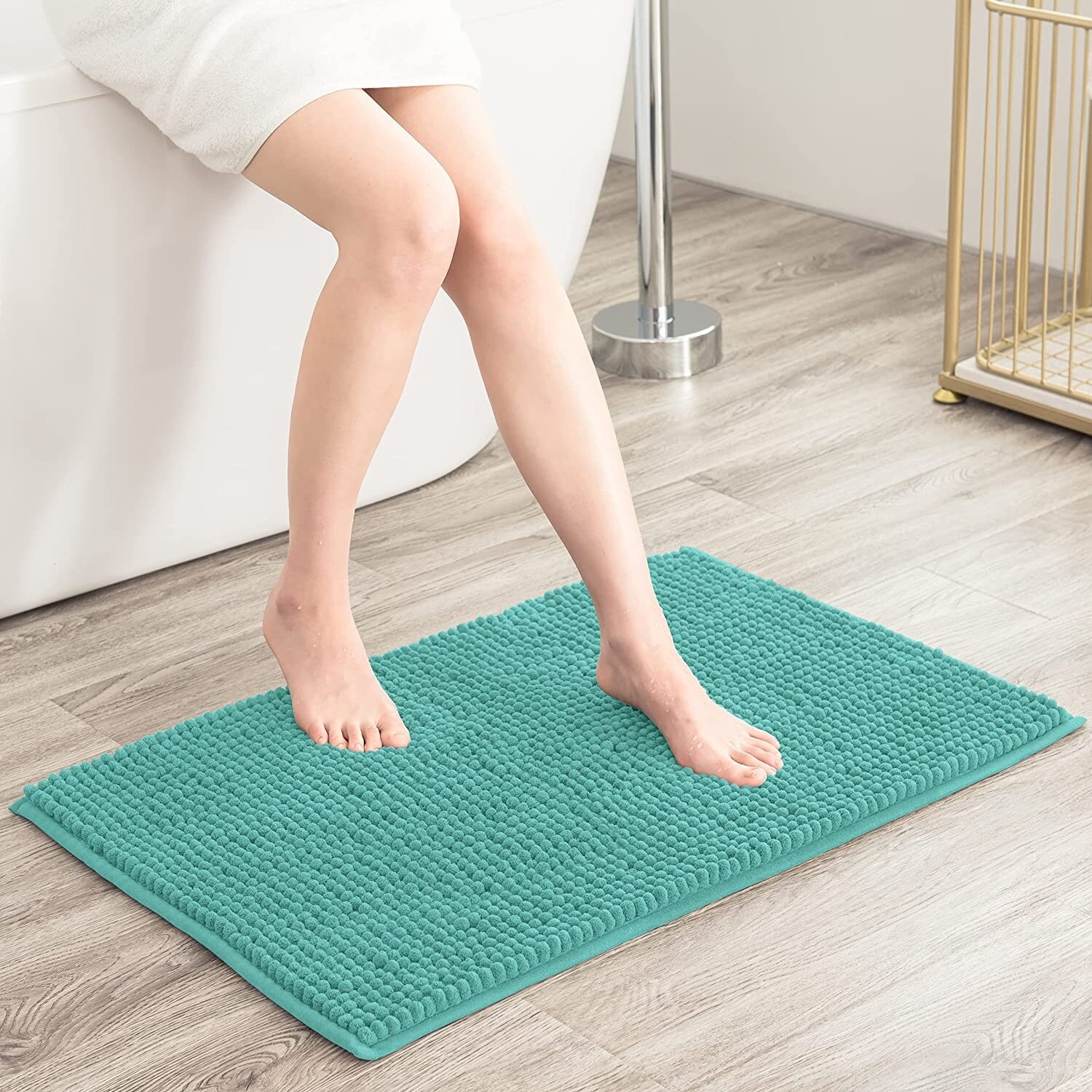 Bathroom Rugs Soft Non Slip Absorbent Memory Foam Bath Mat Extra Large Size  Runner Long Rug for Bath Room Shower Tub Floors Mats 24 inches X 71 inches