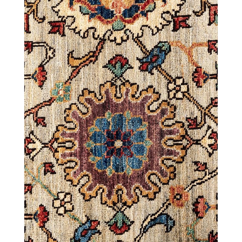 Serapi One-of-a-Kind Hand-Knotted Area Rug - Light Gray, 8' 3" x 9' 10" - 8' 3" x 9' 10"