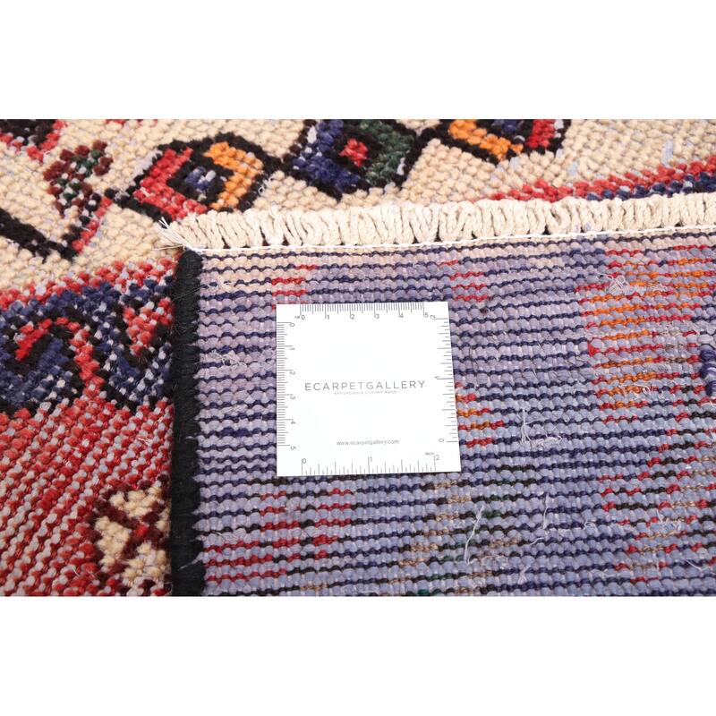 ECARPETGALLERY Hand-knotted Andelz Red Wool Rug - 4'9 x 9'8