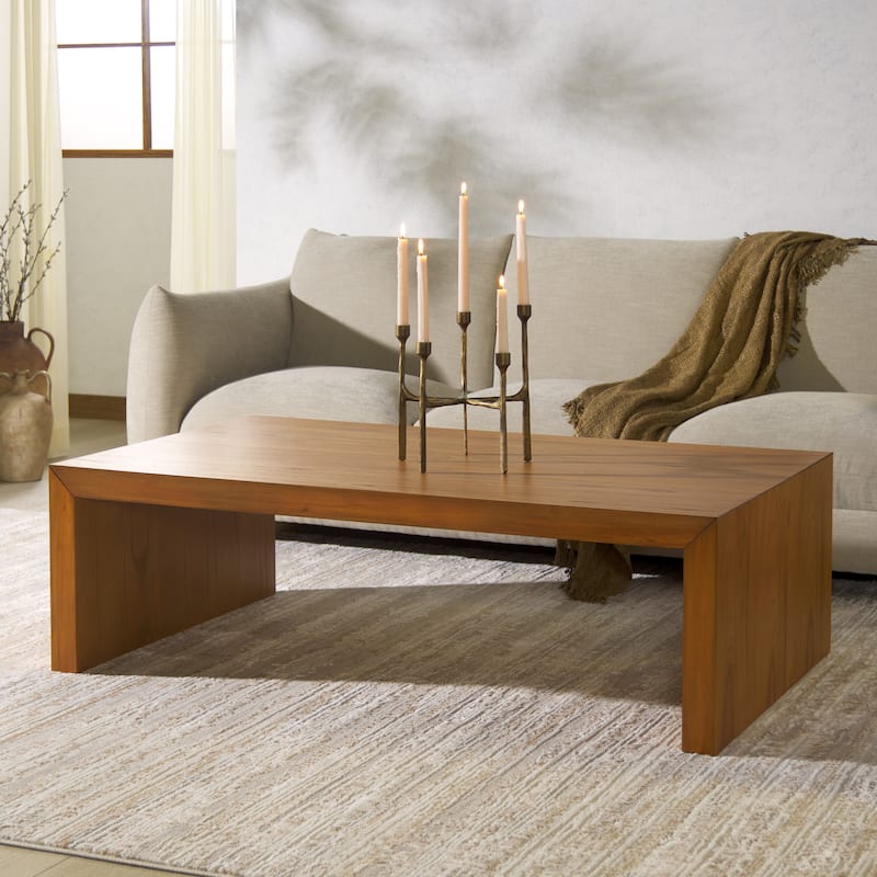 SAFAVIEH Couture Tawney Rectangle Coffee Table - 54"W x 31"D x 16"H - Natural