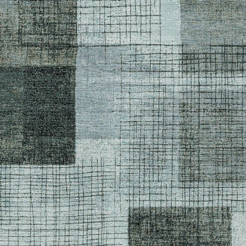 HomeRoots Geometric Transitional Rectangle Outdoor Rug