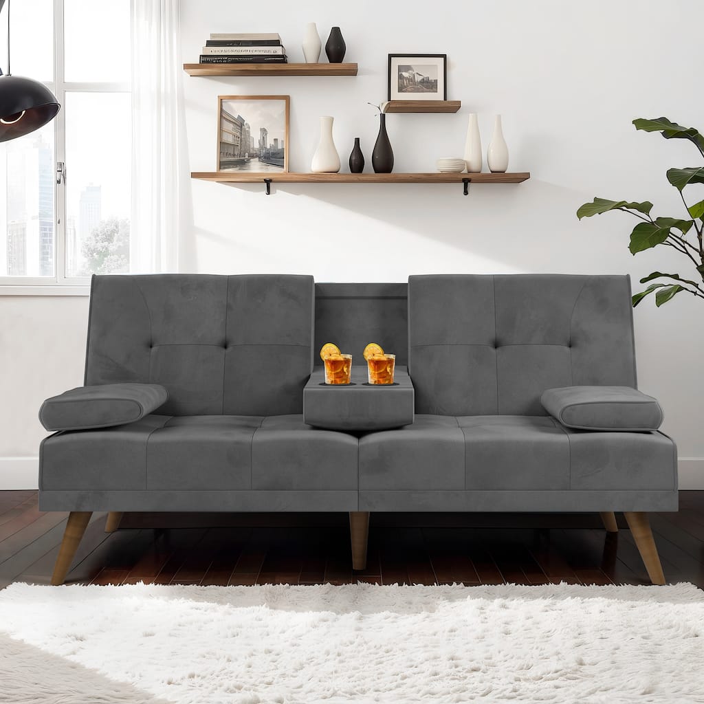 Futzca Futon Couch Sofa Bed, Small Sleeper Sofa Chair Loveseat