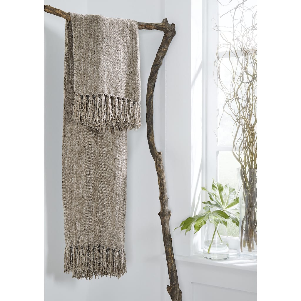 Ashley Furniture Tamish Taupe Throw
