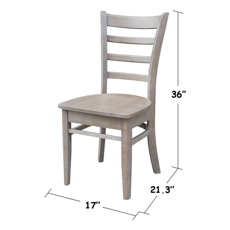 International Concepts Emily Side Chairs - Set of 2