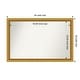 preview thumbnail 36 of 191, Wall Mirror Choose Your Custom Size - Extra Large, Townhouse Gold Wood Outer Size: 44 x 29 in
