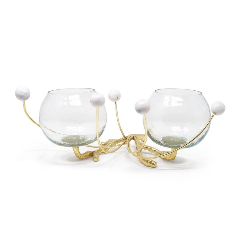 Bowl Branch Centerpiece with Ball Design