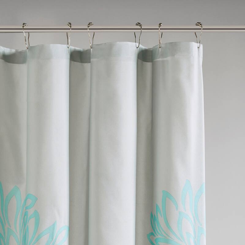 Madison Park Essentials Caldwell Printed Floral Shower Curtain