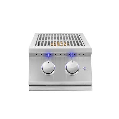 SUMMERSET - Sizzler Pro Double Side Burner Natural Gas - - SIZPROSB2-NG - N/A