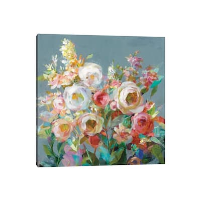 iCanvas "Joy of the Garden Square I" by Danhui Nai Canvas Print