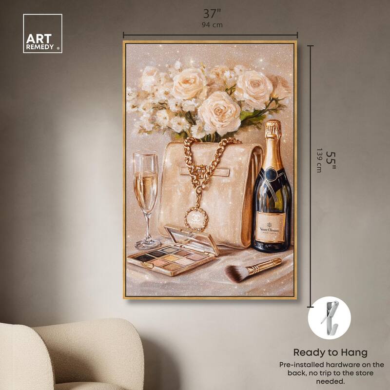 Make Up Drinks and Glam Canvas by Art Remedy