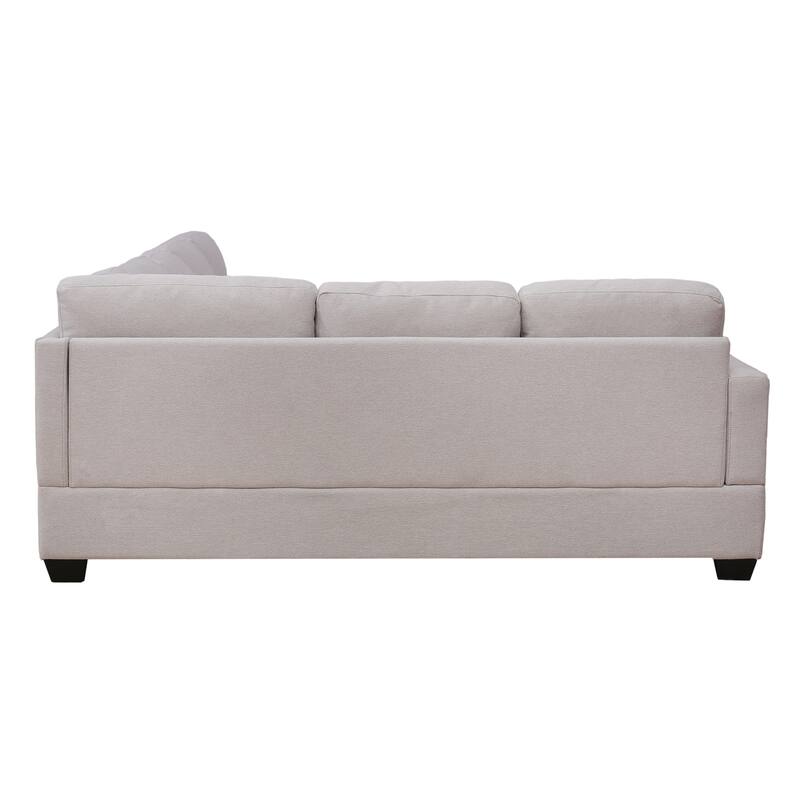 Large Upholstered UShape Sectional Sofa Set Modern Extra Wide Chaise