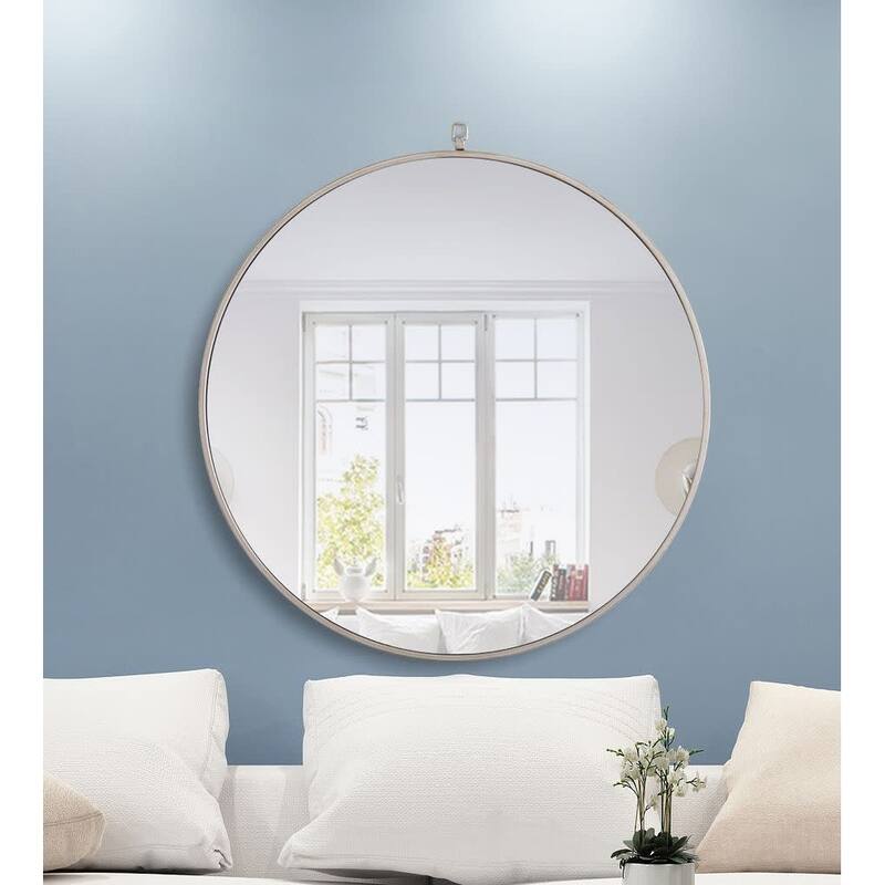 Elegant Lighting Eternity 32" Diameter Circular Metal Framed Wall