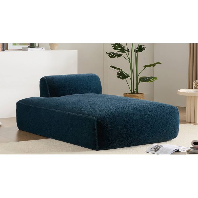 72" Oversized Sofa Bed, Dark Blue, No Assembly, Living Room