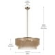 preview thumbnail 14 of 14, Kichler Lighting Khaite Cascading Chain Chandelier