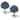 Costway 2 Pack Artificial Lavender Topiary Ball Trees, 24”Faux - See Details