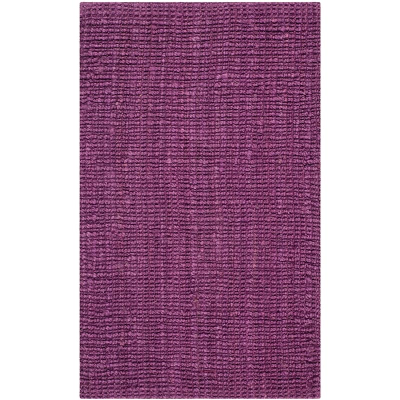 SAFAVIEH Jerneja Handmade Solid Chunky Jute Area Rug