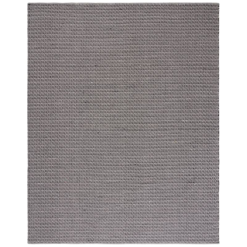 SAFAVIEH Montauk Bonita Handmade Cotton Area Rug - 8' x 10' - Ivory/Black