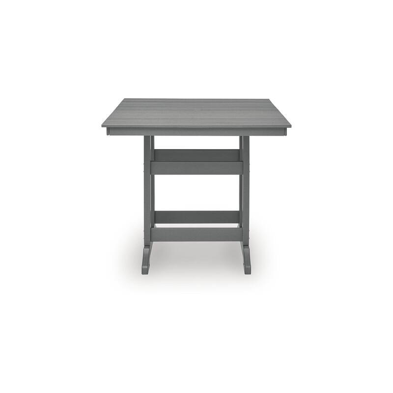 Signature Design by Ashley Ross Cove Gray Outdoor Counter Height Dining Table - 42" W x 42" D x 37" H