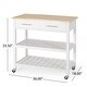 preview thumbnail 14 of 20, Neffs Indoor Kitchen Cart with Wheels by Christopher Knight Home