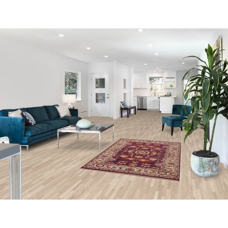 Oushak Oriental Foyer Rug Hand-Knotted Wool Carpet - 3'11" x 6'0"