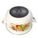 preview thumbnail 8 of 8, STP Goods Apples Belly Deep Enamel on Steel Casserole w/Glass Lid