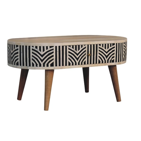 Artisan Furniture Edessa Bone Inlay Coffee Table - Thumbnail 5