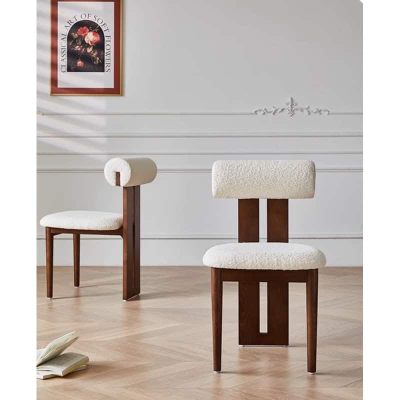 Hippo Chair 2-Piece Set - Walnut