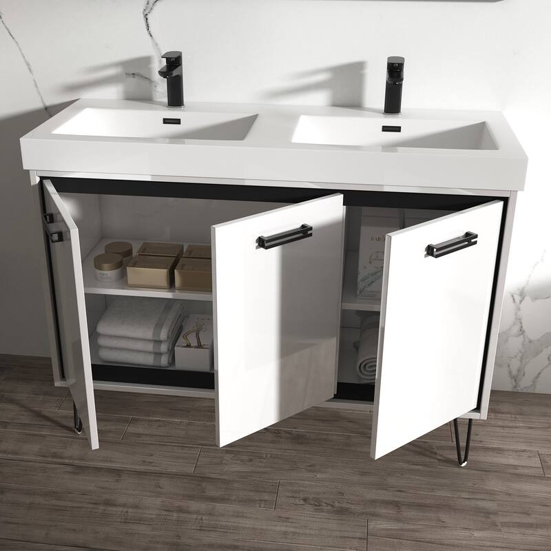 Mitchell 48" Double Bathroom Vanity Set