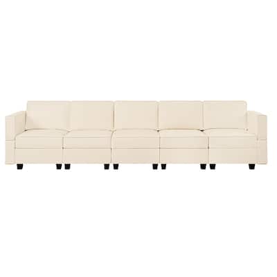 DIY Modular Sleeper Sectional Sofa Collection Convertible Sofa Couches with Storage Seats - Suitable for Living Room