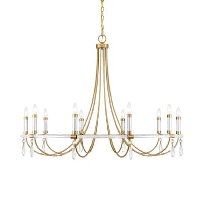 Savoy House 1-7712-10 Mayfair 10 Light 45" Wide Crystal Candle Style