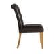 preview thumbnail 22 of 38, Benchwright Premium Tufted Rolled Back Parsons Chairs (Set of 2) by iNSPIRE Q Artisan