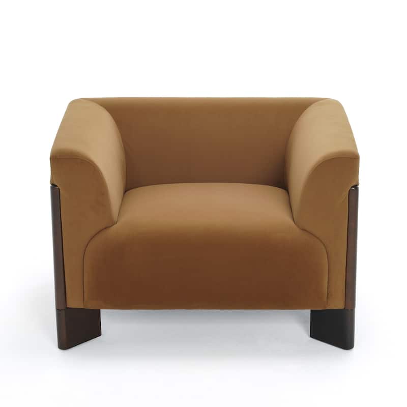 41"W Modern Tuxedo Arms Accent Chair for Living Room