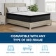 preview thumbnail 8 of 9, Amaris, 14-Inch, Cooling Copper Infused Memory Foam Euro Top Hybrid Mattress, CertiPUR US and Greenguard Gold Certified
