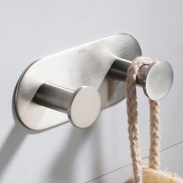 KRAUS Elie Bathroom Robe and Towel Double Hook. Opens flyout.