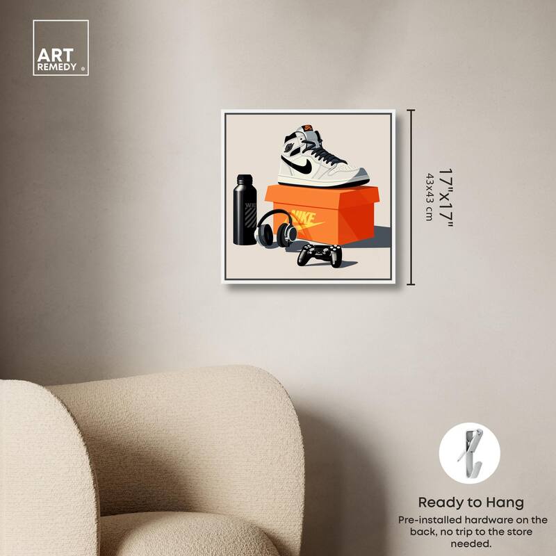 Important Sneaker Accessories Canvas by Art Remedy