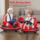 preview thumbnail 17 of 22, 12V Electric Kids Bumper Car w/ Parent Remote Control, LED Lights, Bluetooth Music & Anti-Collision Padding (Ages 1.5-5 Years)