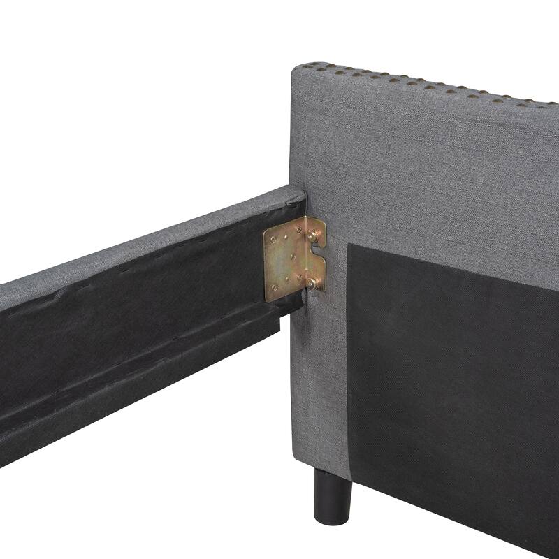 Upholstered daybed with Two Drawers