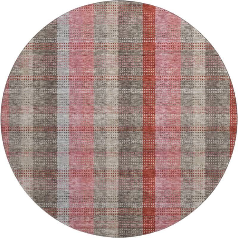Premium Washable Super Soft Modern Plaid Mayfield Rug
