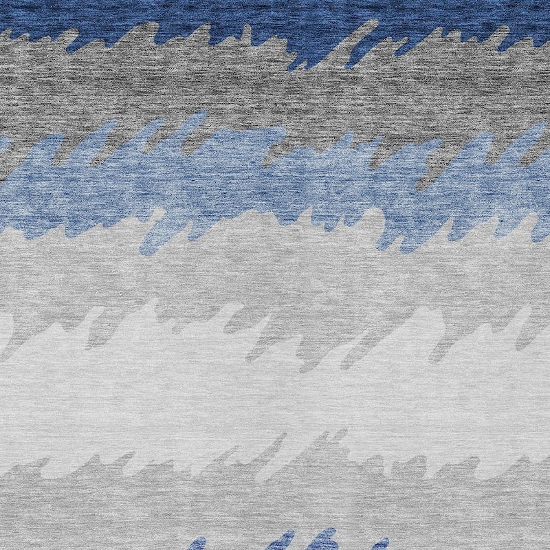 HomeRoots Striped Transitional Rectangle Outdoor Rug