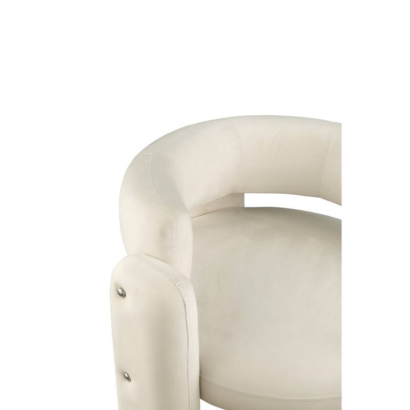 Modern Accent Chair With Solid Wood Frame, For Living Room, Bedroom, Lounge Area, Office