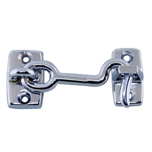 slide 1 of 1, 7" Stainless Chrome Plate Solid Cabin Door Hook