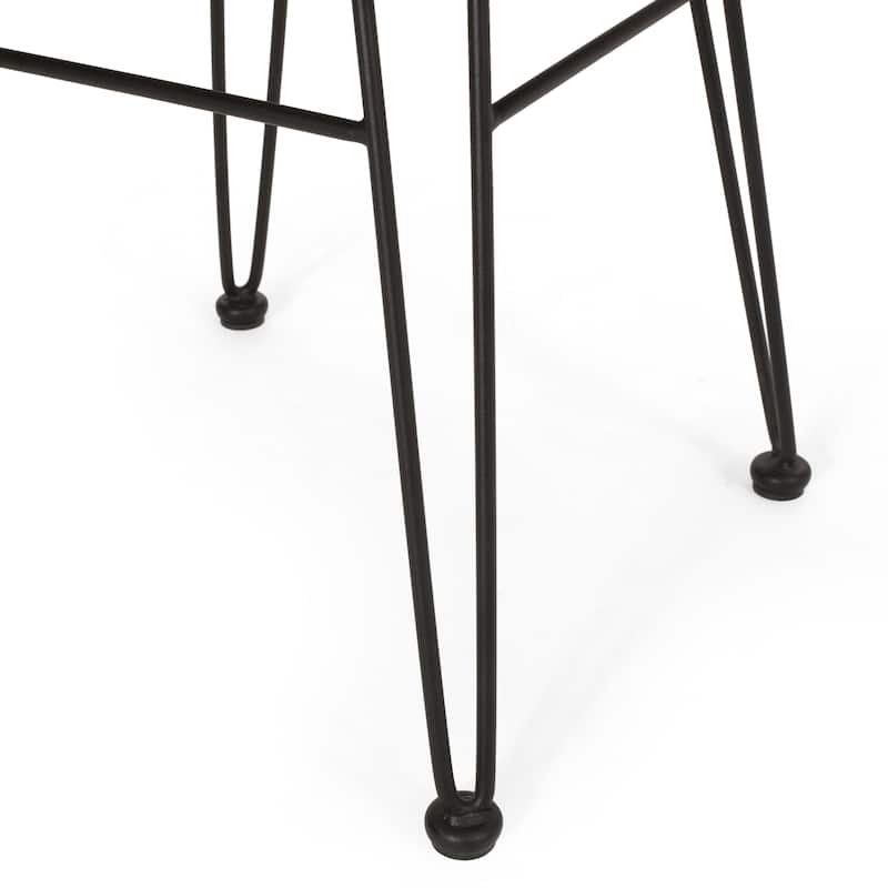 Tavon Wicker Outdoor Dining Chairs with Cushion by Christopher Knight Home