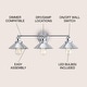 preview thumbnail 64 of 176, JONATHAN Y Florence Metal Shade Sconce