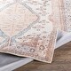 preview thumbnail 6 of 13, Hauteloom Moora Living Room, Bedroom Machine Washable Area Rug - Aqua, Black, Blush - 2' x 2'11"