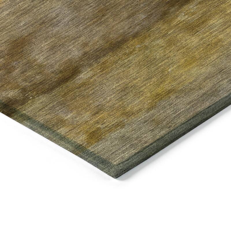 Machine Washable Indoor/ Outdoor Contemporary Ombre Chantille Rug