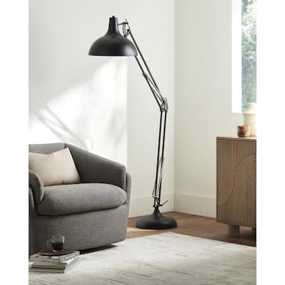 Livabliss Livigno Rustic Accent Floor Lamp - 70"H x 15"W x 35"D