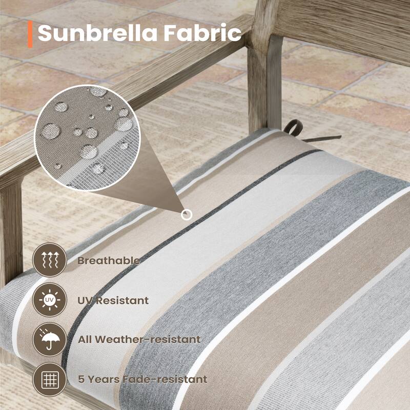 Outdoor Aluminum Patio Bar Stools Swivel Chairs with Cushions